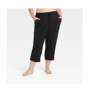 Women’s Plus Size Beautifully Soft Cropped Pajama Pants